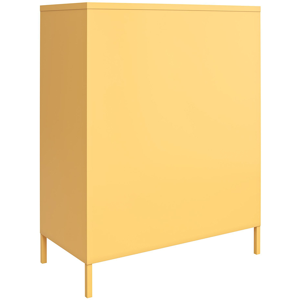 Novogratz Cache 2 Door Yellow Metal Locker Storage Cabinet Image 5
