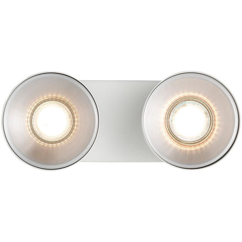Nordlux Pitcher GU10 2-Spot White Spotlight Image 4