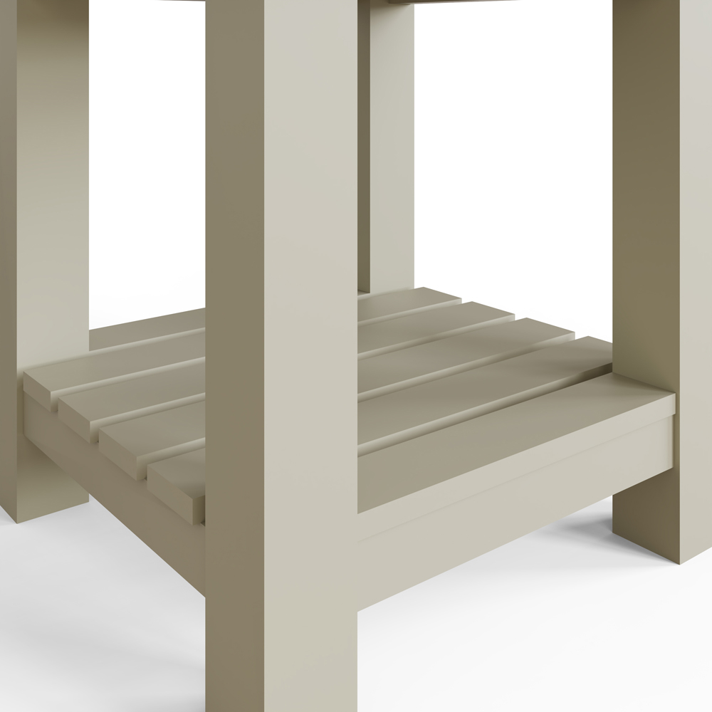 FWStyle Purbeck Truffle Side Table Image 4