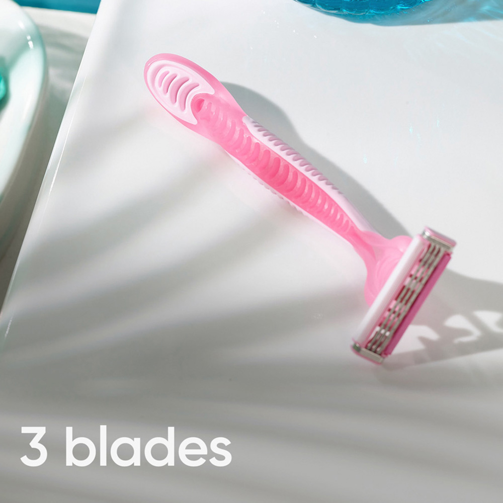 Gillette Simply Venus 3 Women's Disposable Razor 4 Pack Image 3