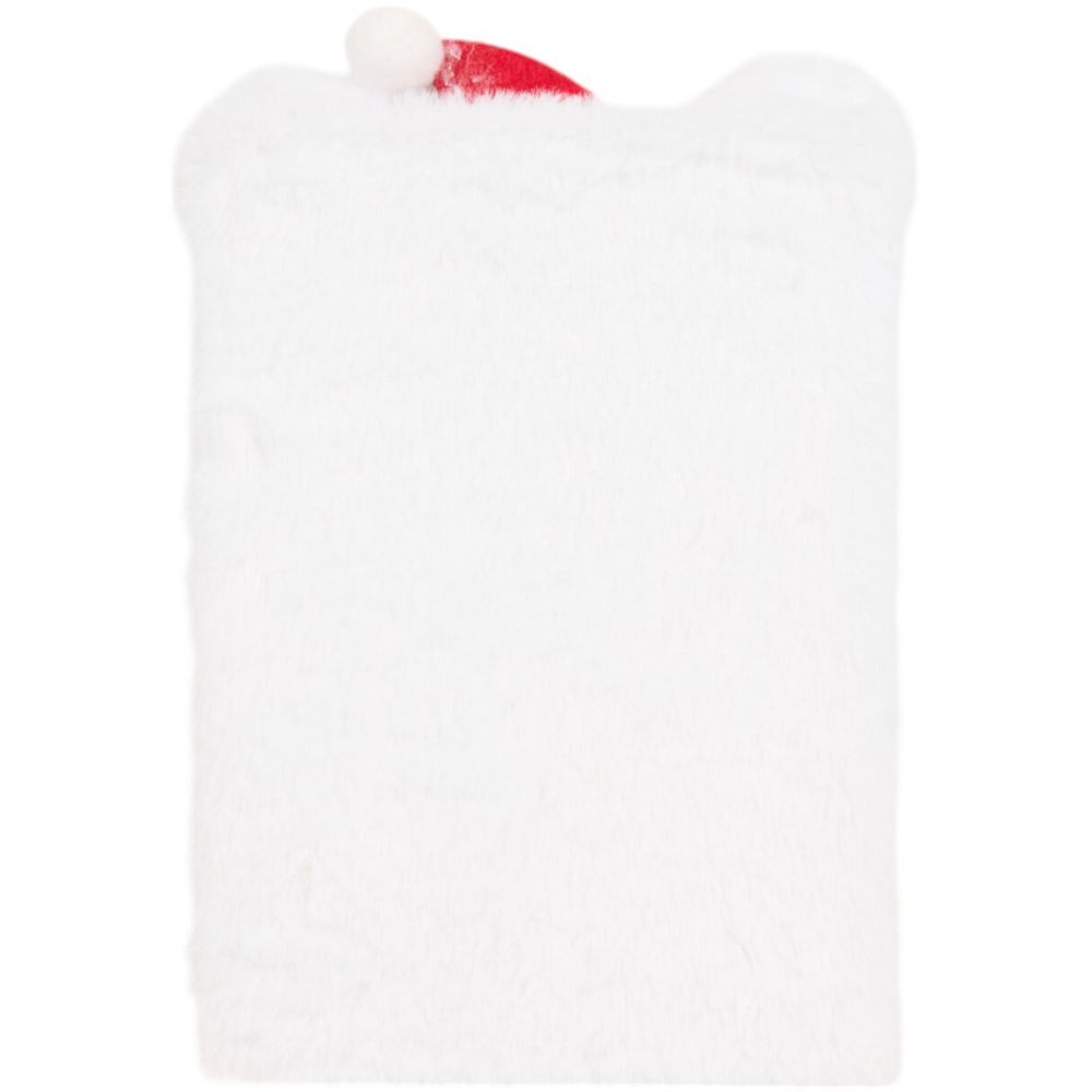 Polar Bear Fluffy Notebook Set - White Image 3
