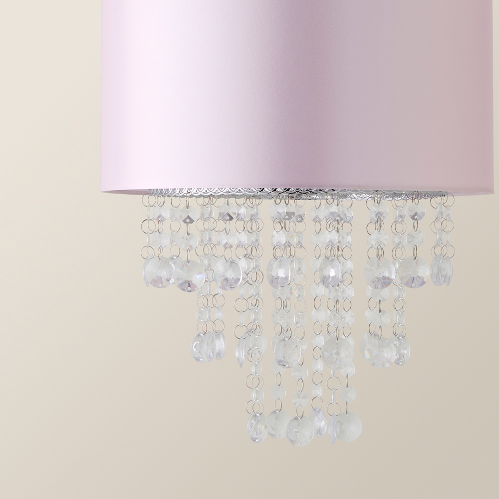 ValueLights Jesmond Dusky Pink Droplet Easy Fit Ceiling Light Shade Image 4