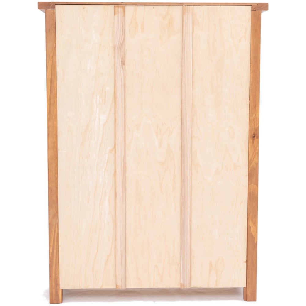Padua 4 Shelf Lacquered Wide Bookcase Image 5