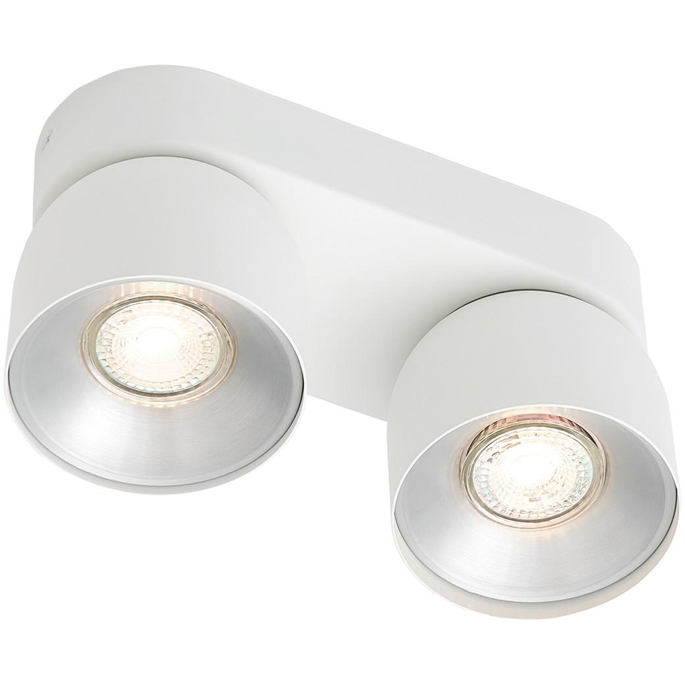 Nordlux Pitcher GU10 2-Spot White Spotlight Image 1