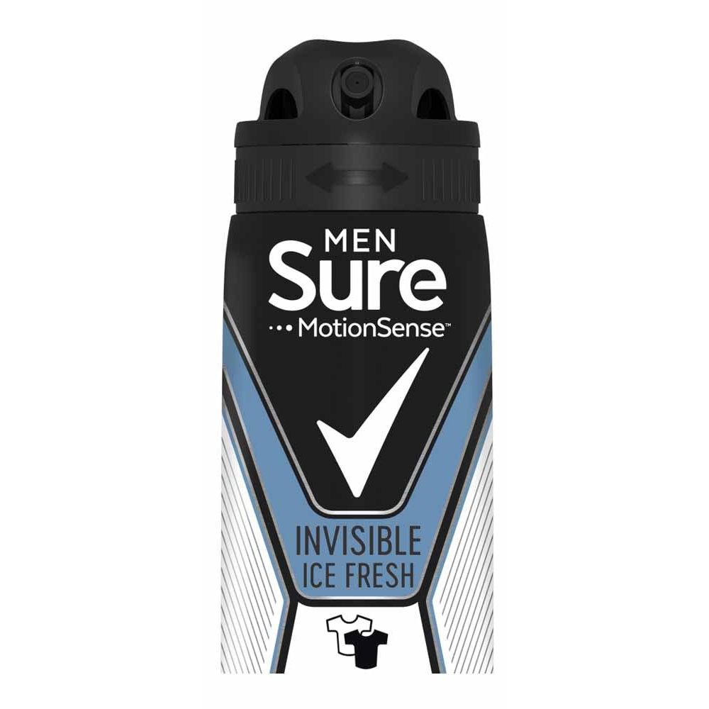 Sure For Men Invisible Ice Anti-Perspirant Deodorant 250ml Image 2