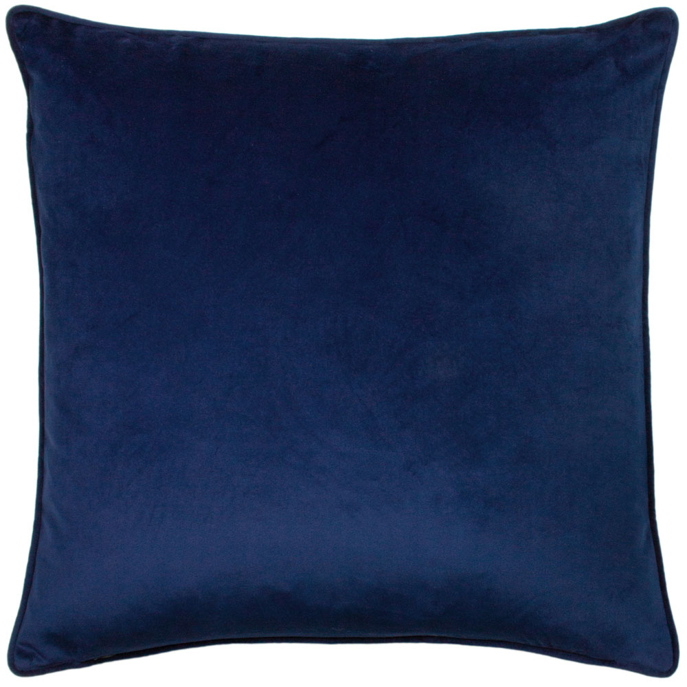 Paoletti Hortus Navy Bee Embroidered Cushion Image 2