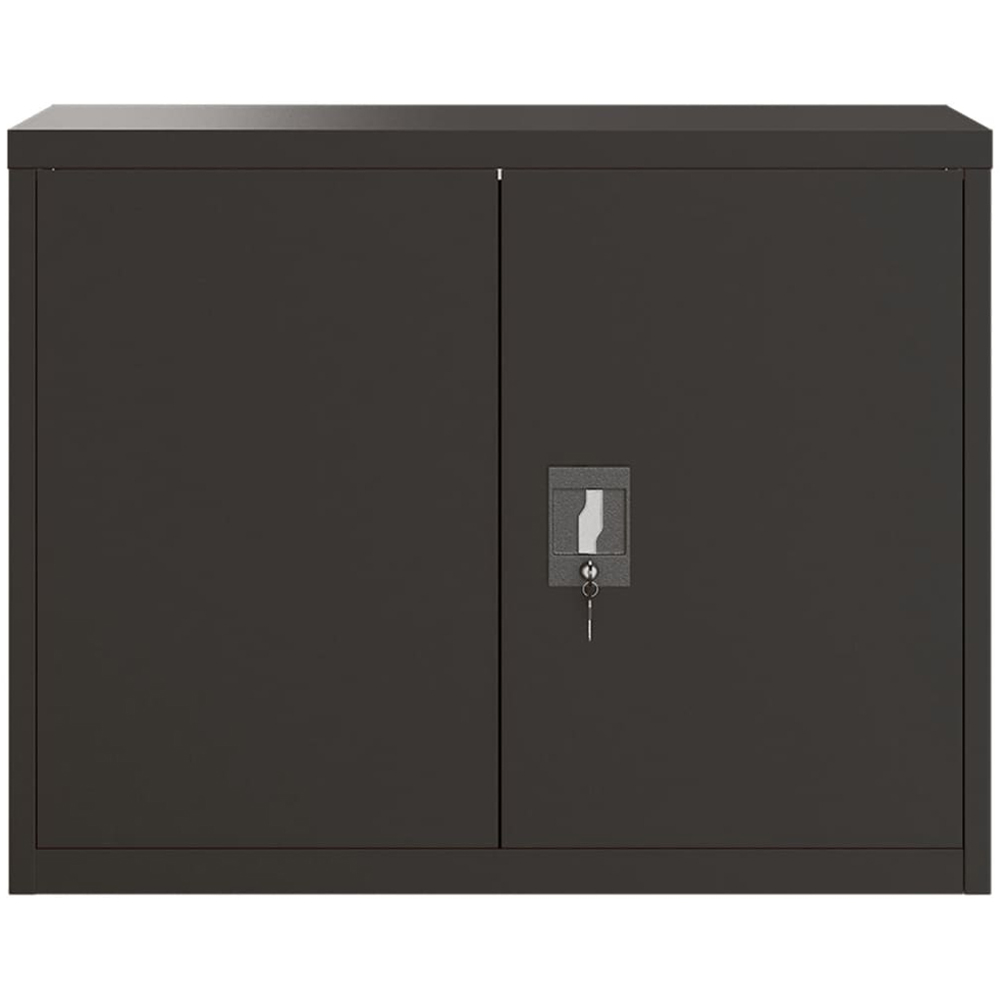 vidaXL 4 Door Black Steel Tall File Cabinet Image 8