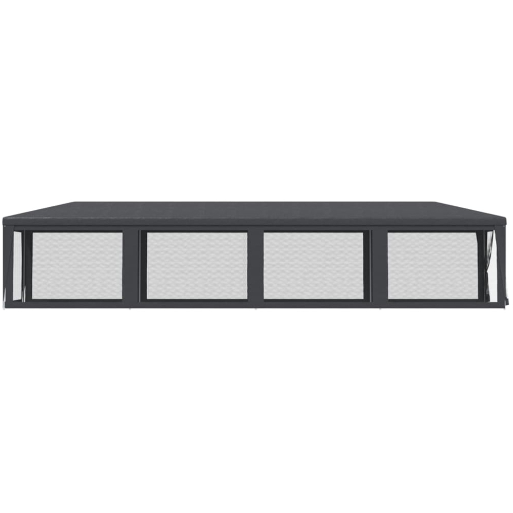 vidaXL 3 x 12m Anthracite Party Tent with Mesh Sidewalls Image 4