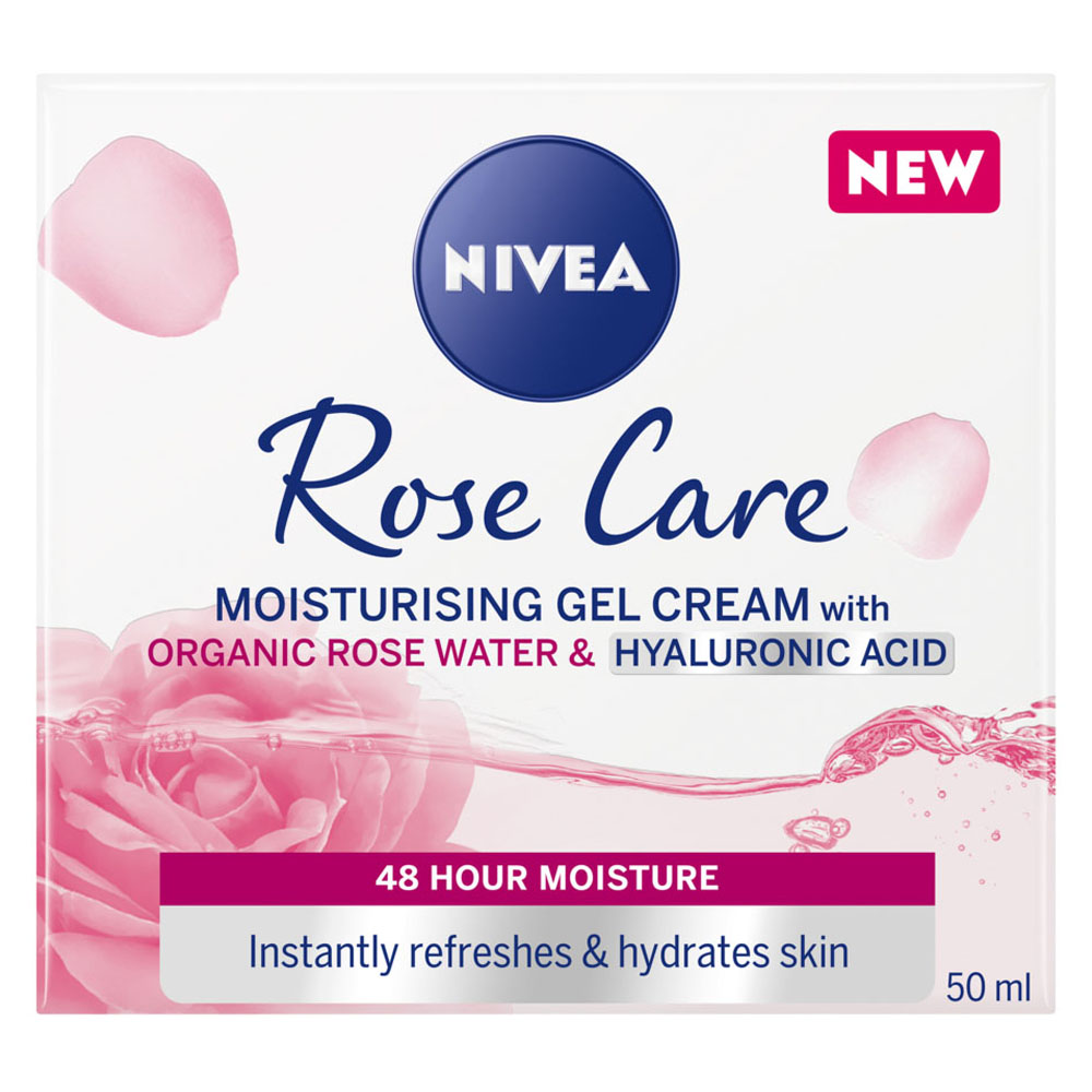 Nivea Rose Care Moisturising Gel Cream Image 1