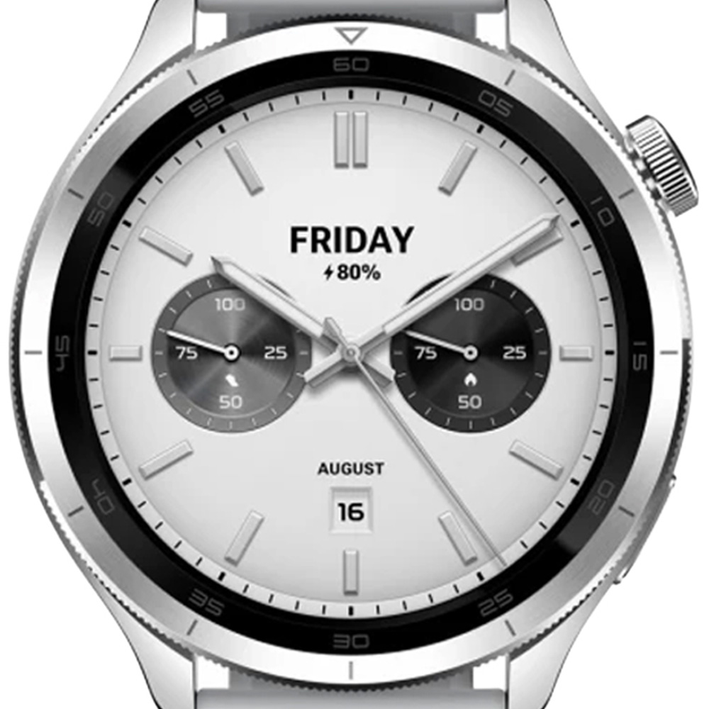 Xiaomi Watch S4 Silver Bezel Accessory Image 2