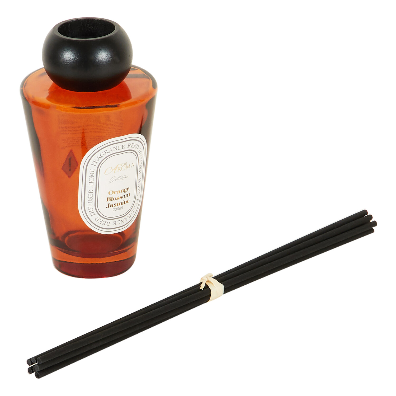 Orange Blossom and Jasmine Diffuser - Brown and Black Image 4