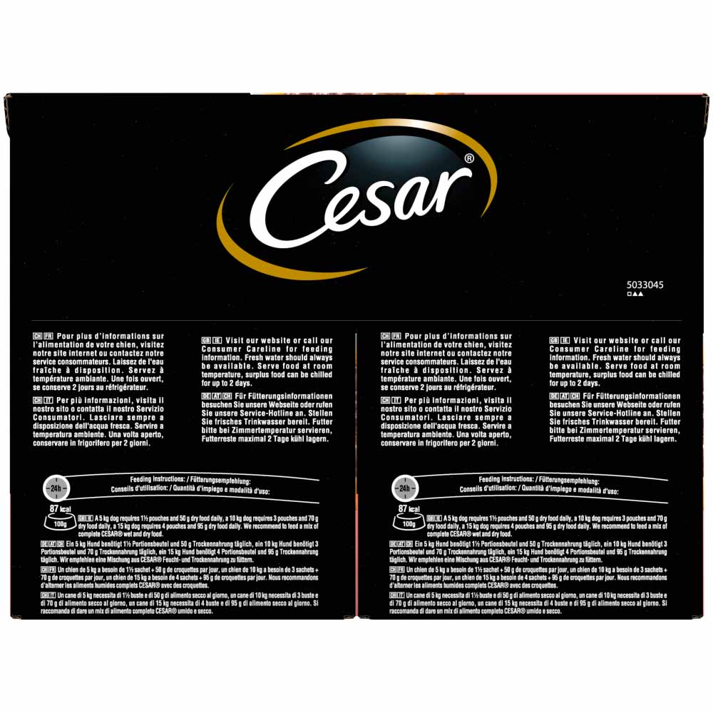 Cesar Selection in Sauce Wet Dog Food 24 x 100g Image 9
