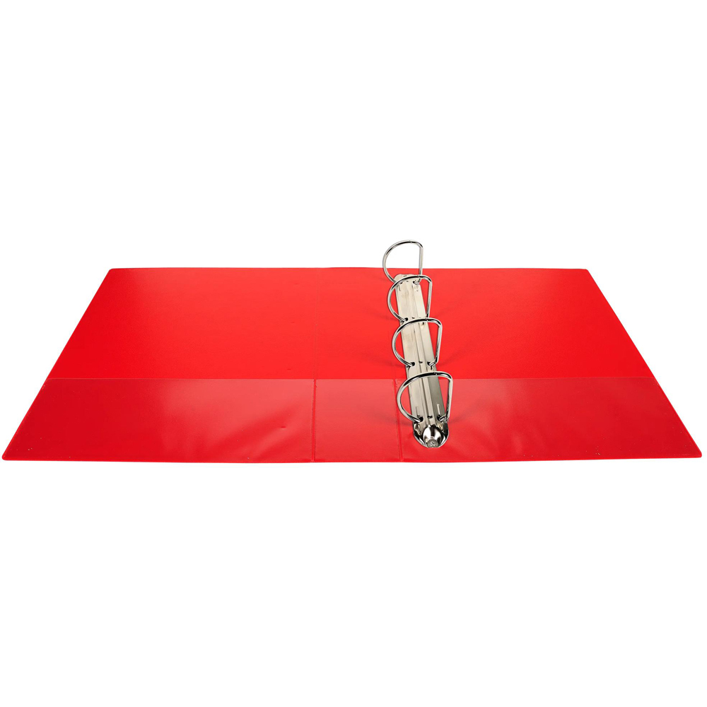 Exacompta Kreacover Red PP Personal 4D Ring Binder 60mm 10 Pack Image 3