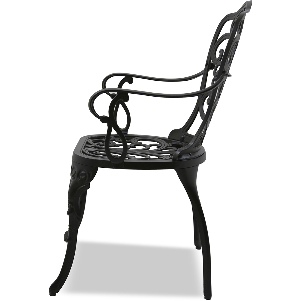 Centurion Supports Bangui 2 Seater Bistro Set Black Image 6
