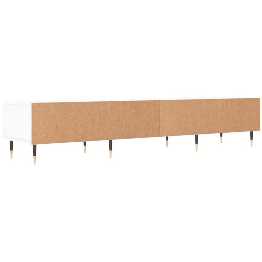 vidaXL 3 Drawer White TV Cabinet Image 8
