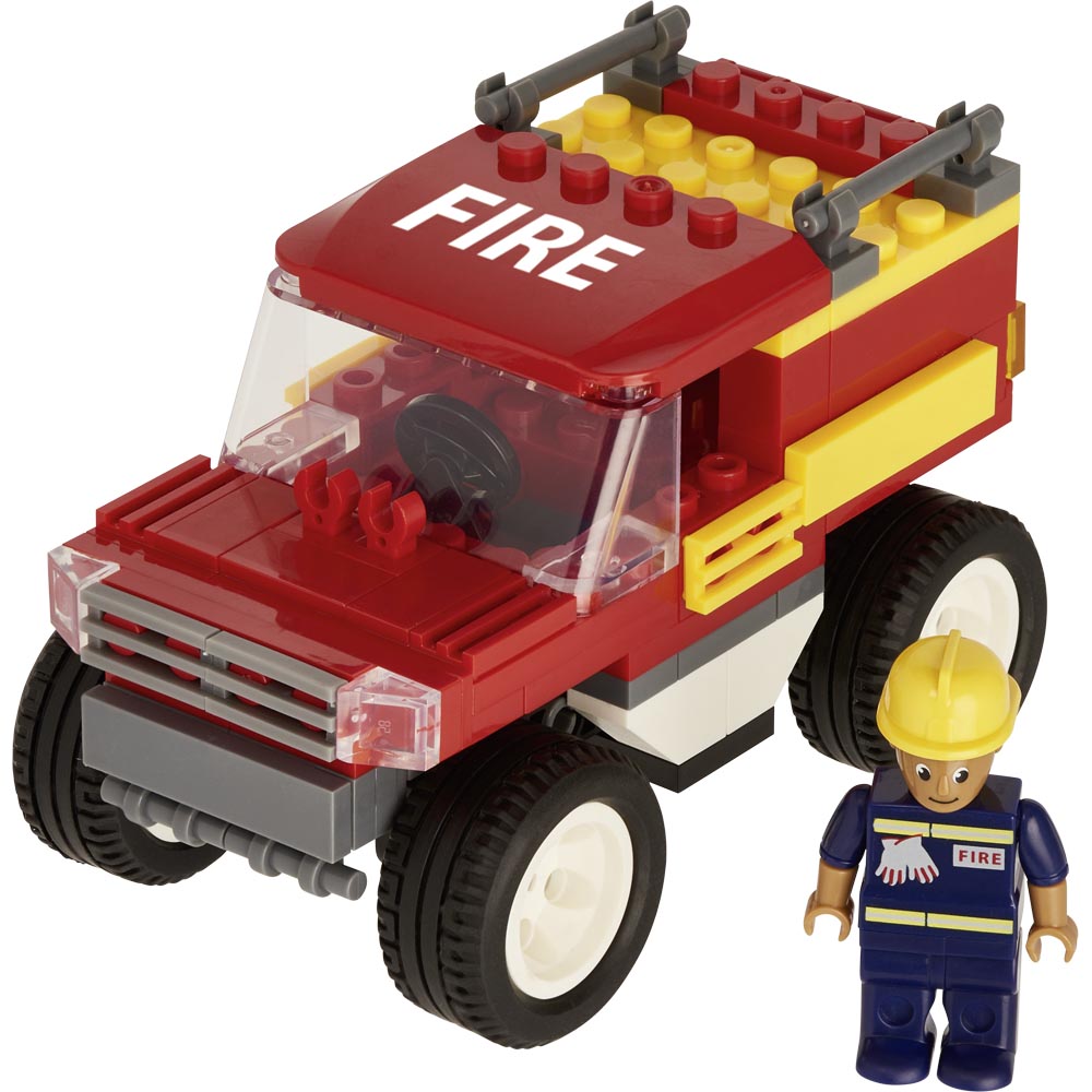 Wilko Blox Fire Truck Small Set Image 1
