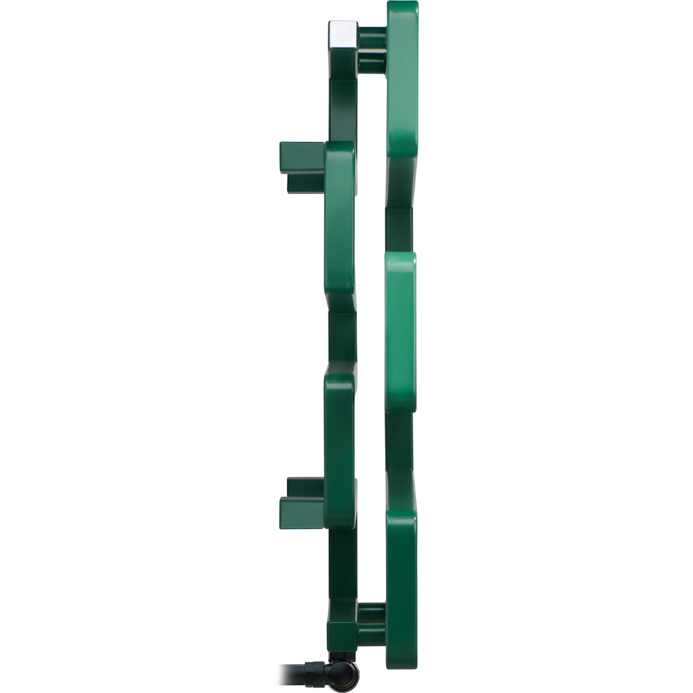 Terma Bookie Matt Green Heated Towel Rail 655 x 500mm Image 7