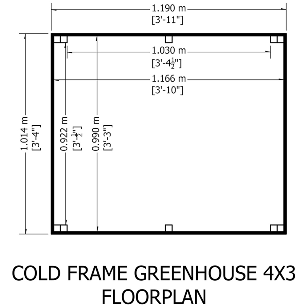 Shire Holkham Pressure Treated Cold Frame Image 6