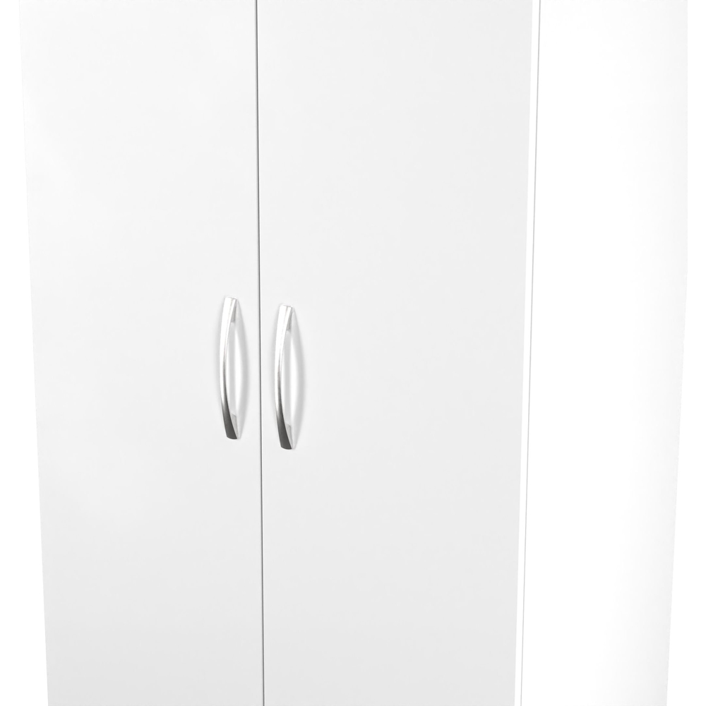 Crowndale Avon 2 Door Matt White Wardrobe Ready Assembled Image 5