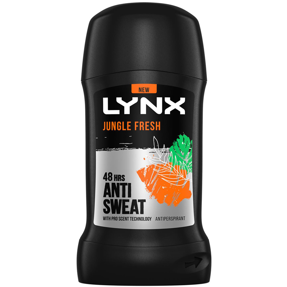 Lynx Jungle Fresh 48H Odour Protection Anti-Perspirant Deodorant Stick 50ml 18 Pack Image 2
