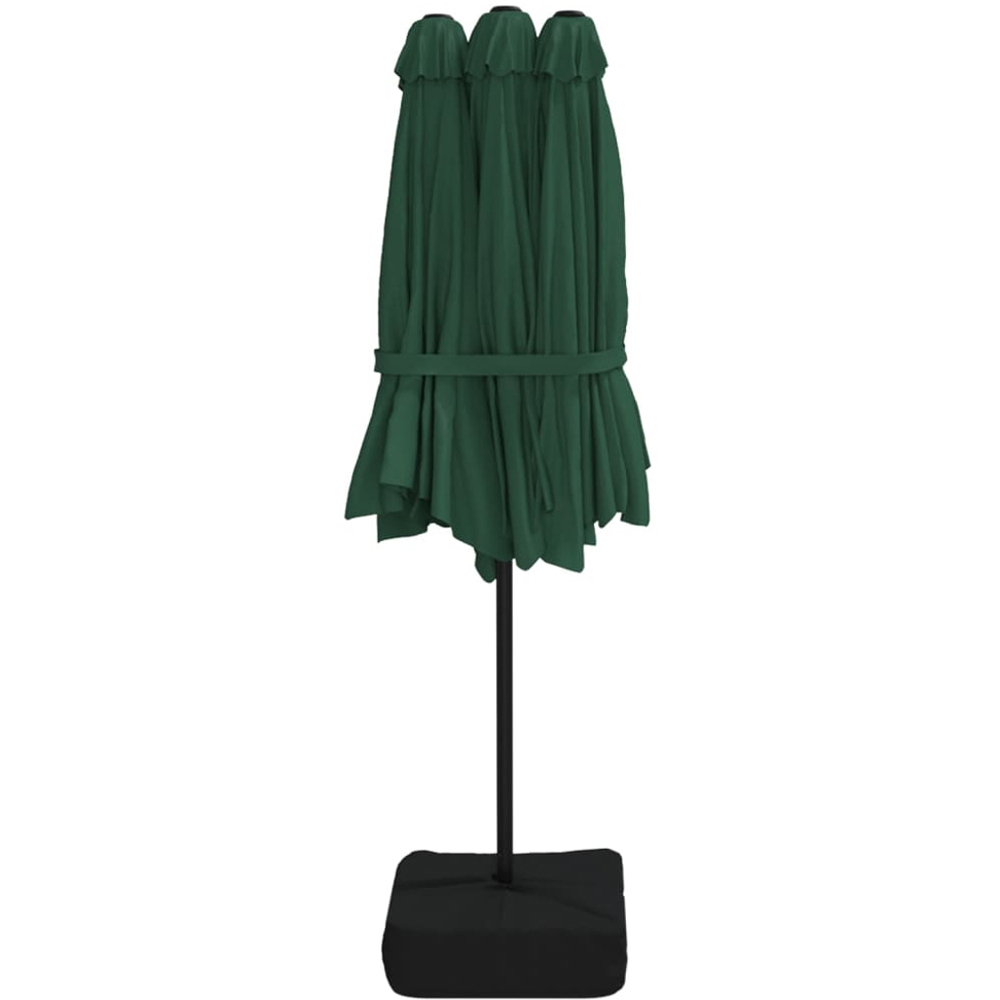 vidaXL Green Double Head Parasol 4.5 x 2.6m Image 4