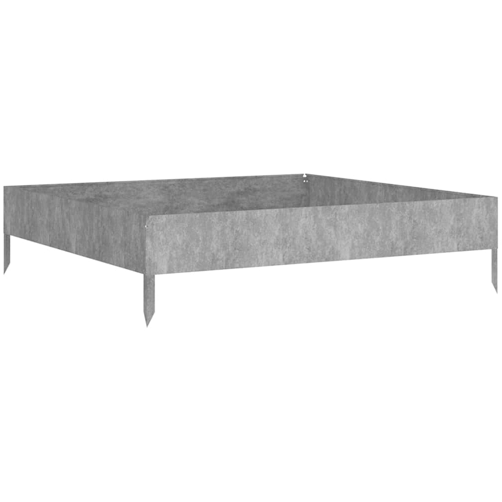 vidaXL Brown Corten Steel Raised Garden Bed 26 x 100 x 100cm Image 3