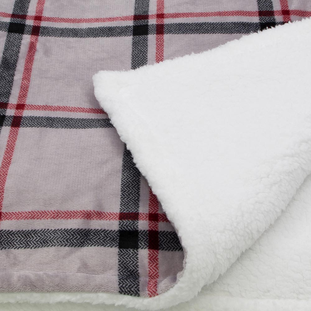 Bauer Luxury Plaid Soft Touch Heated Throw 120 x 160cm Image 2