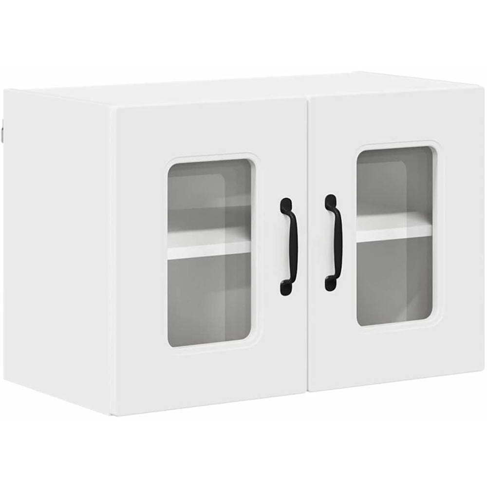 vidaXL Kalmar 2 Door White Wall Kitchen Cabinet Image 2