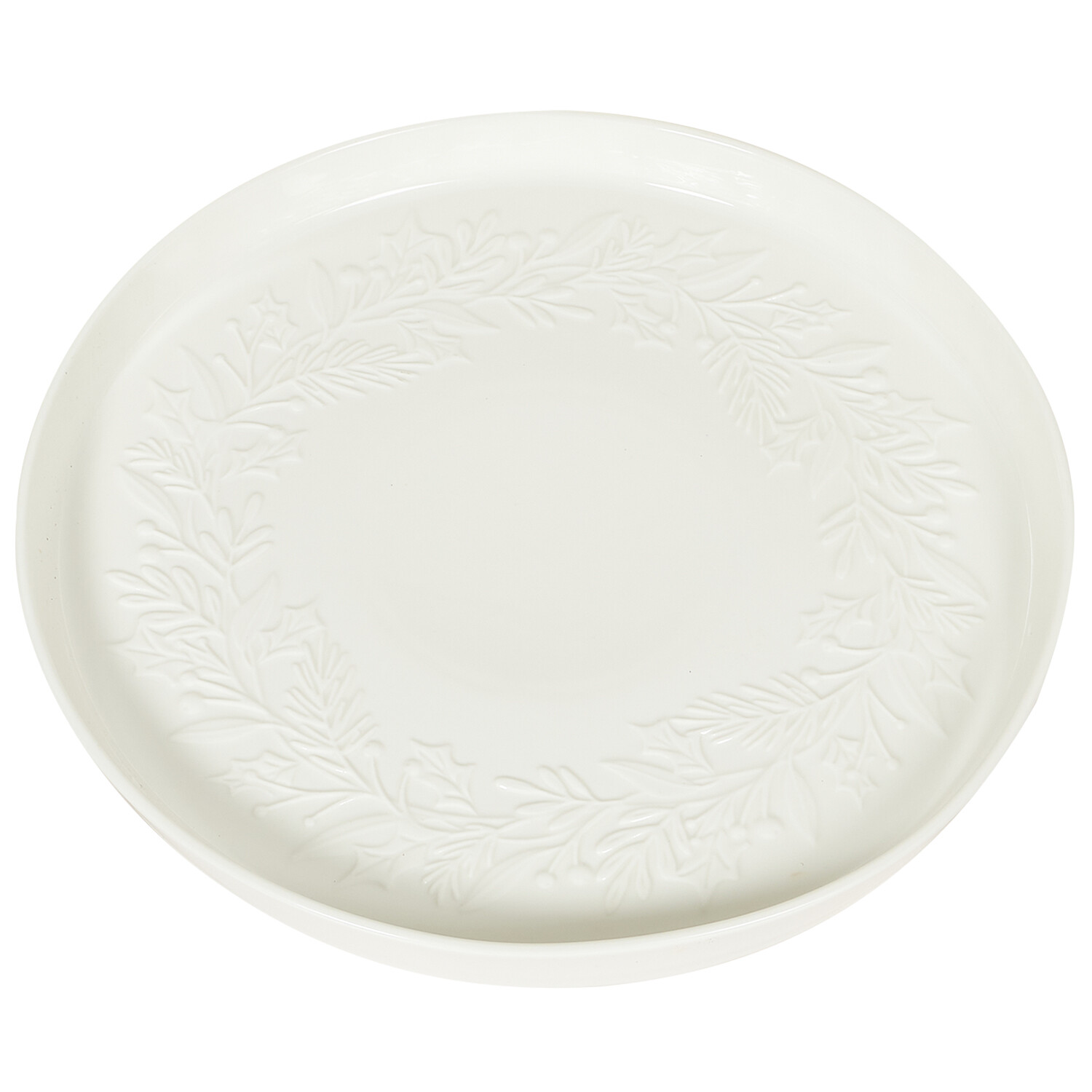 Wreath Serving Platter - White Image 2