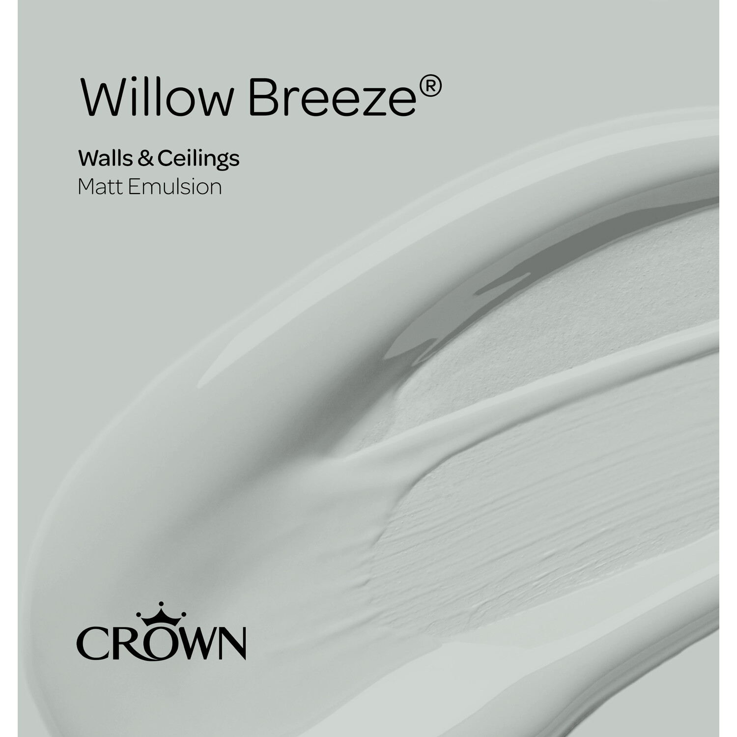 Crown Breatheasy Matt Emulsion Tester Pot - Willow Breeze Image 4