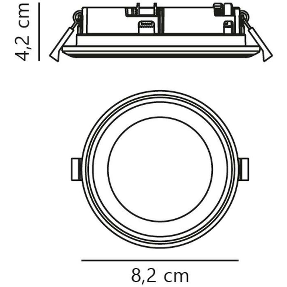 Nordlux Elkton 8 White Downlight Image 9