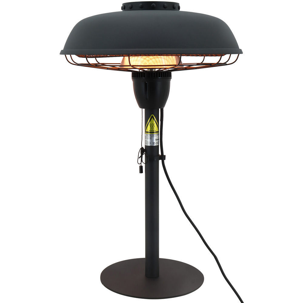 Outsunny Infrared Outdoor Electric Heater Black with 3 Heat Settings 2.1kW Image 1