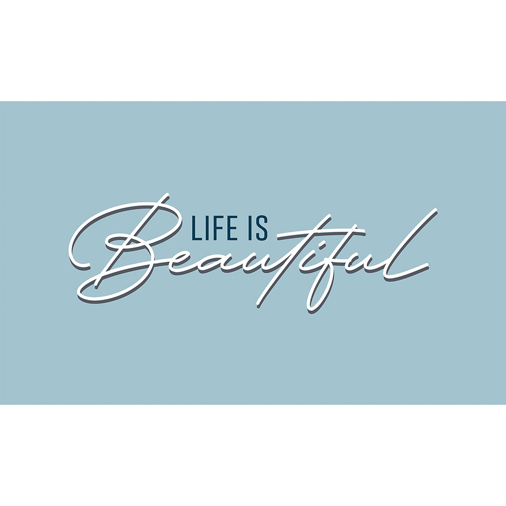 Mirrorstone Nexus Life Is Beautiful Quote Wi-Fi Infrared Heating Panel 580W 595 x 995mm Image 4