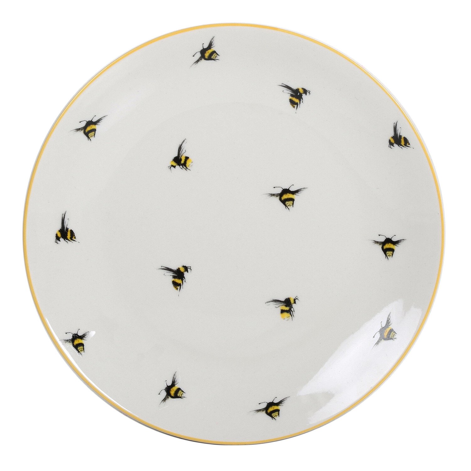 Honey Bees Yellow 12 Piece Dinner Set Image 4
