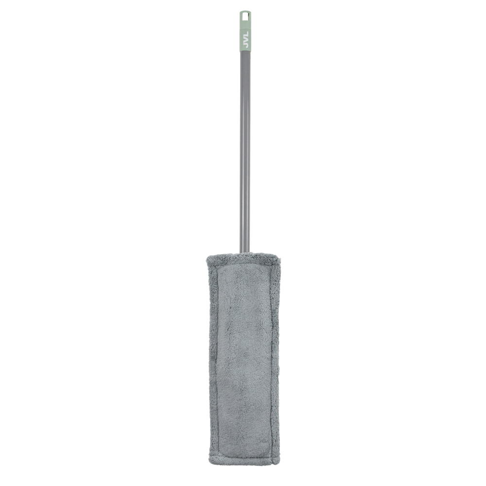 JVL Cleaning Grey Extendable Microfibre Mop with 2 Replacement Heads Image 4