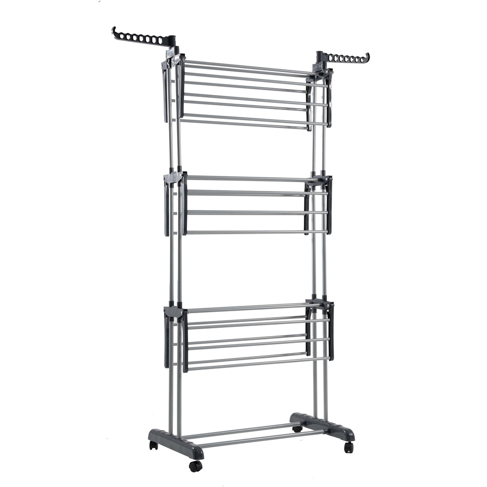 AMOS Eezy 4 Tier Foldable Clothes Drying Rack Image 2