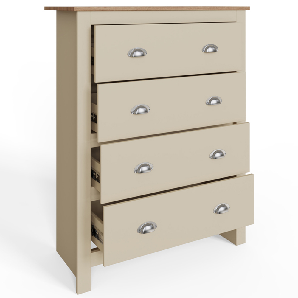 GFW Lancaster Cream 3 Piece Bedroom Furniture Set Image 4