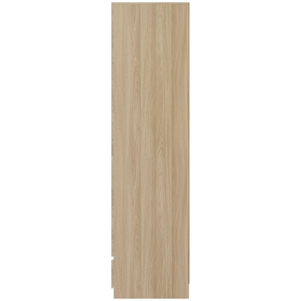 GFW Catania 2 Door Single Drawer Euro Oak Wardrobe Image 5