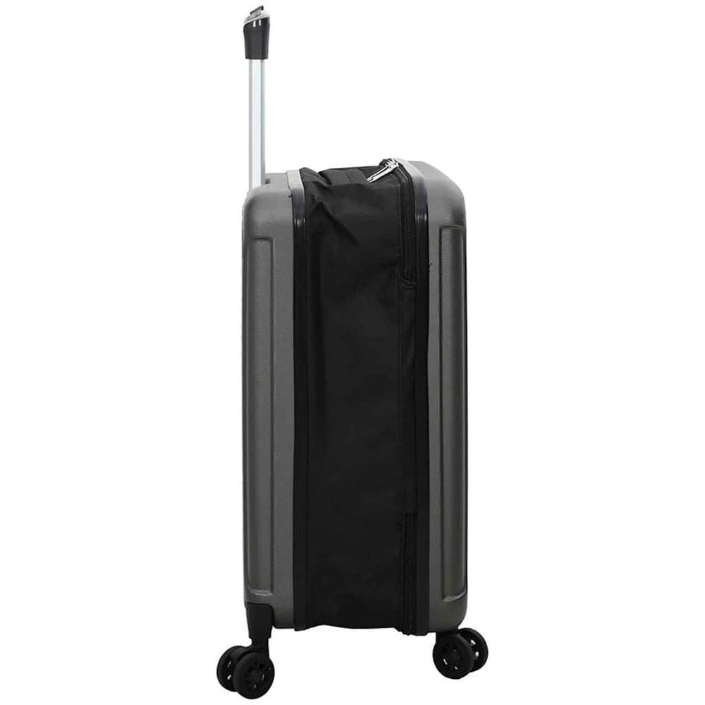 vidaXL 20 inch Grey Rectangular Travel Bag Image 4