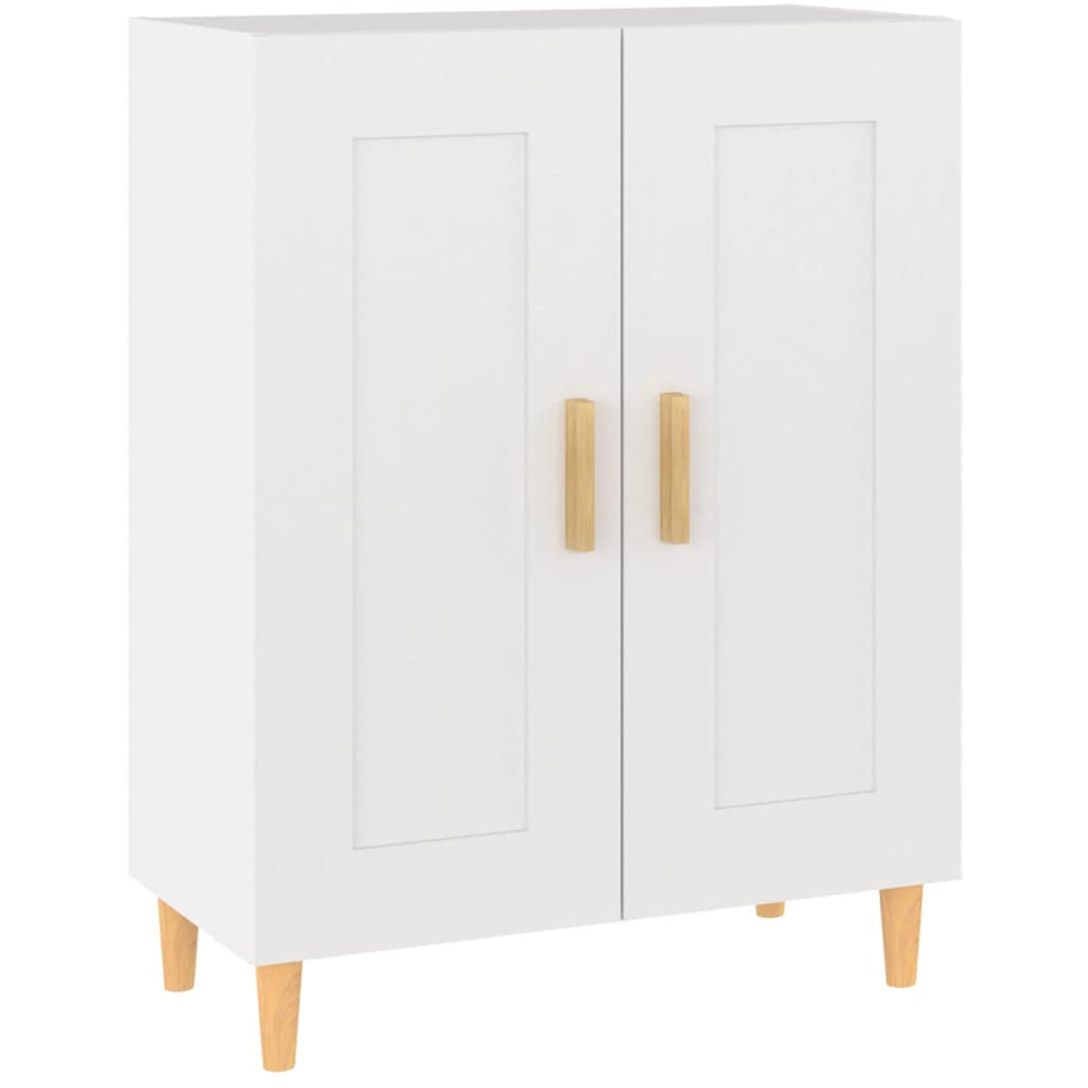 vidaXL 2 Door White Sideboard Image 2