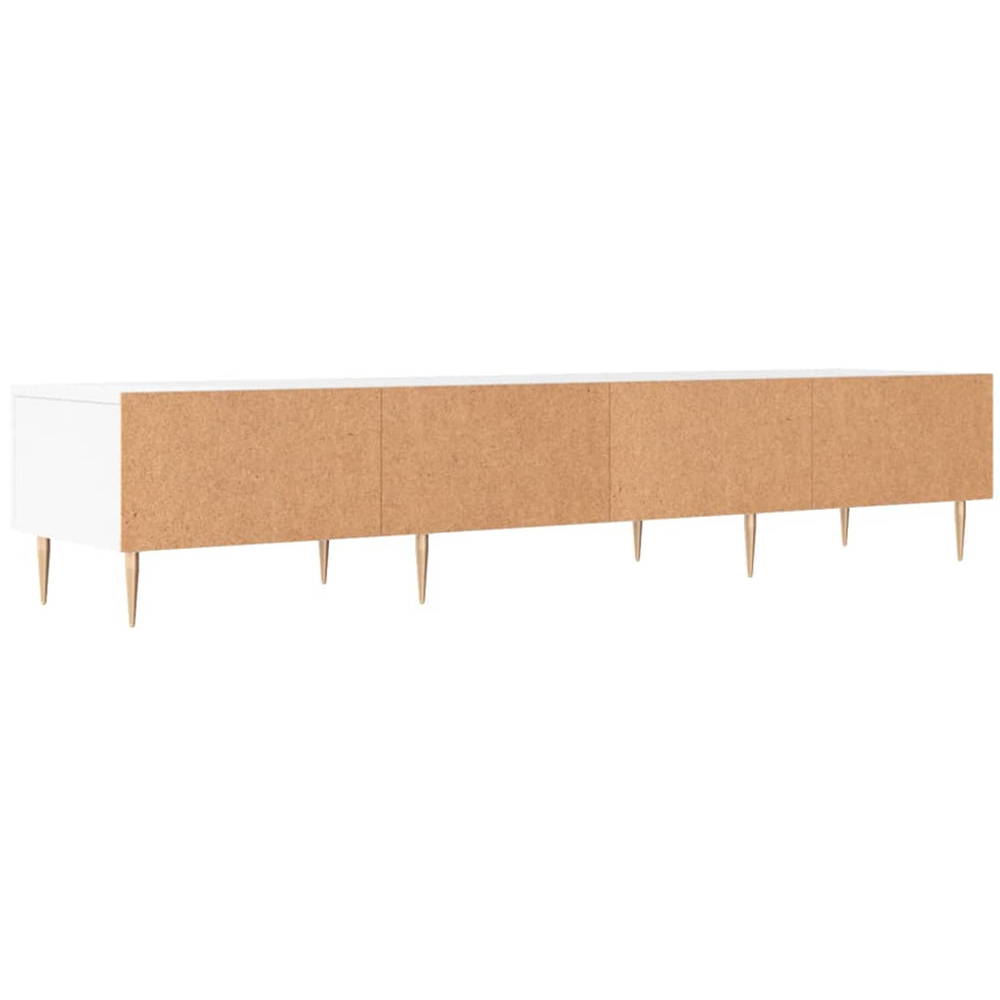 vidaXL 3 Drawer White TV Cabinet Image 8