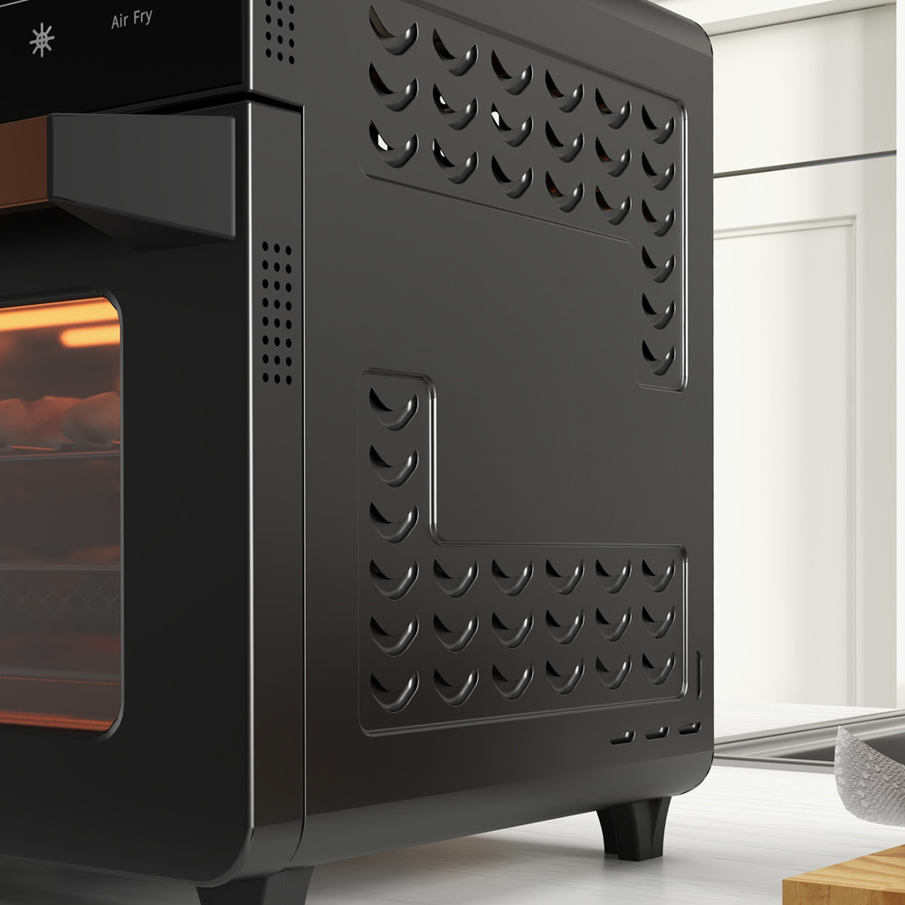 HOMCOM 800-169V70BK Black 20L Air Fryer Oven Image 3