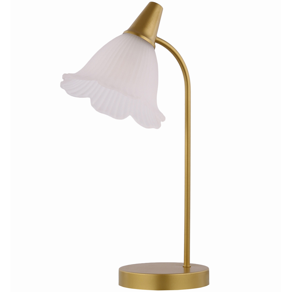 Chloe Flower Table Lamp Gold Image 1