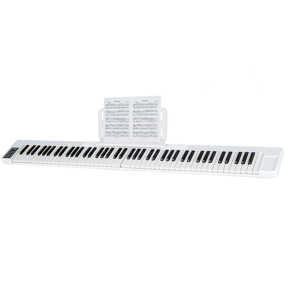 Costway White 88 Key Digital Piano Image 1