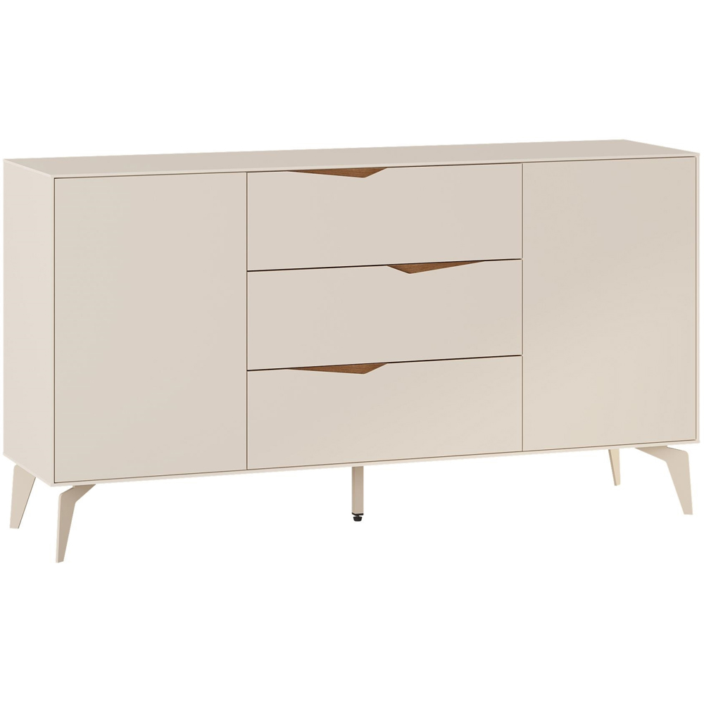 Decortie Jaden 2 Door 3 Drawer Sandstone Console Table Image 2