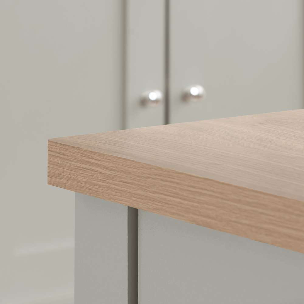 Highgate 2 Drawer Grey and Oak Coffee Table Image 5