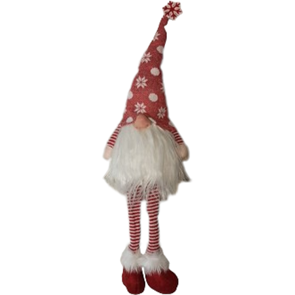 Samuel Alexander Red Christmas Gonk Decoration with Dangly legs Image 1
