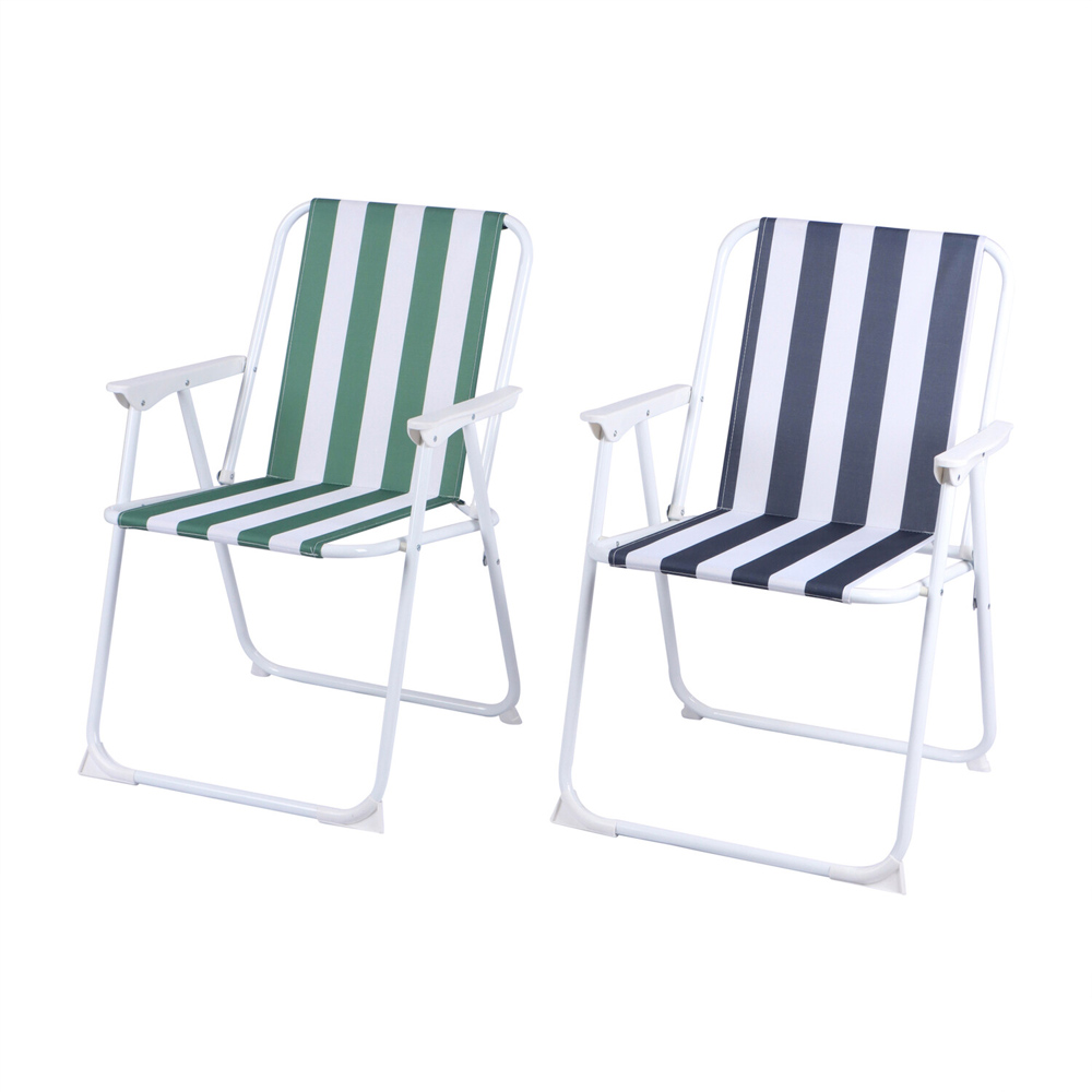 Striped Folding Chair Image 7