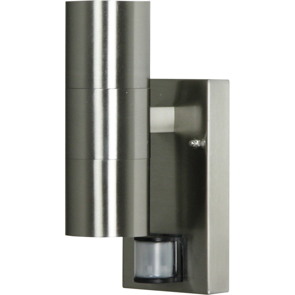 Luxform Eden Stainless Steel Wall Light with PIR Image 1
