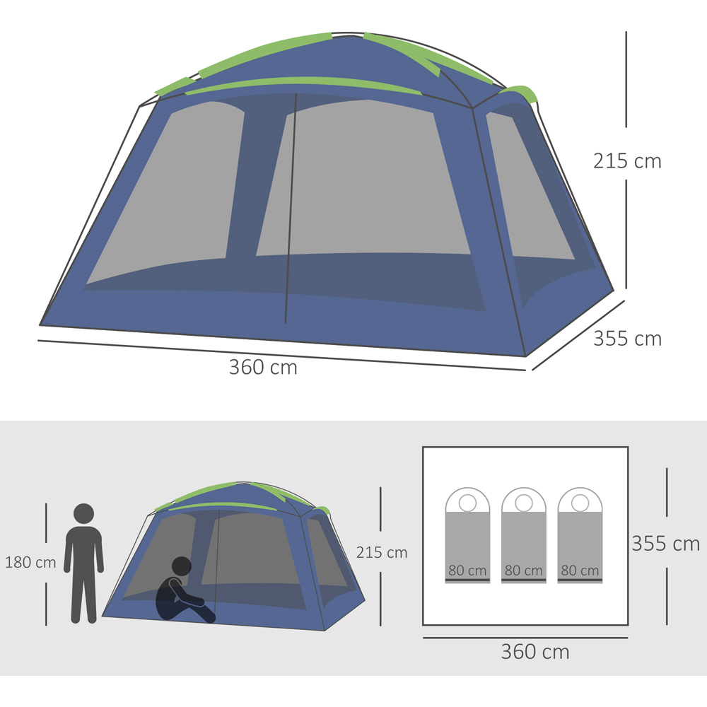 Outsunny Pop-Up Camping Tent Image 6